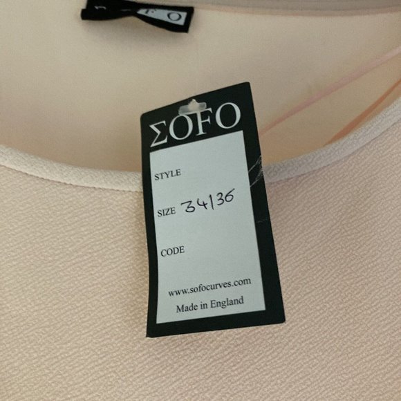 BNWT PEACH LADIES WOMANS PLUS SIZE 34 (5XXL) ROUND NECK T SHIRT TOP blouse - Picture 11 of 12